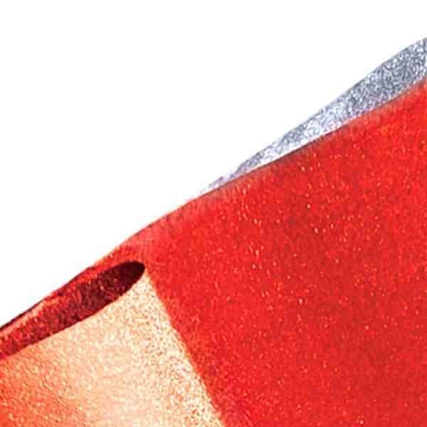 PAPEL MET. GOFRADO ROJO E.10 C.100